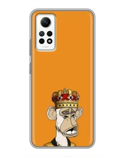 Чохол для Xiaomi Redmi Note 12 Pro (4g) з картинкою «Золота мавпа Bored Ape»