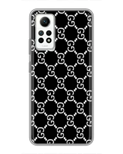 Чохол для Xiaomi Redmi Note 12 Pro (4g) з картинкою «Gucci — сітчастий паттерн»