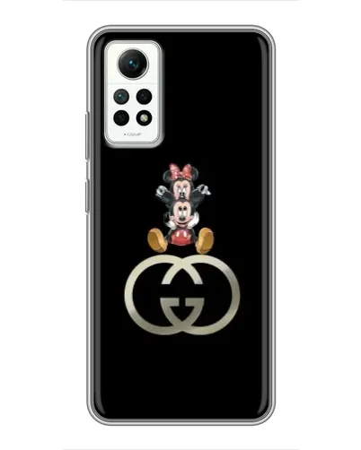 Чехол для Xiaomi Redmi Note 12 Pro (4g) с картинкой «Минни Маус на лого» Чехол для Xiaomi Redmi Note 12 Pro (4g) с картинкой «Минни Маус на лого»