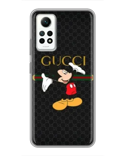 Чехол для Xiaomi Redmi Note 12 Pro (4g) с картинкой «Микки Маус Gucci» Чехол для Xiaomi Redmi Note 12 Pro (4g) с картинкой «Микки Маус Gucci»