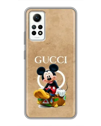 Чехол для Xiaomi Redmi Note 12 Pro (4g) с картинкой «Микки Маус Gucci — крафт» Чехол для Xiaomi Redmi Note 12 Pro (4g) с картинкой «Микки Маус Gucci — крафт»