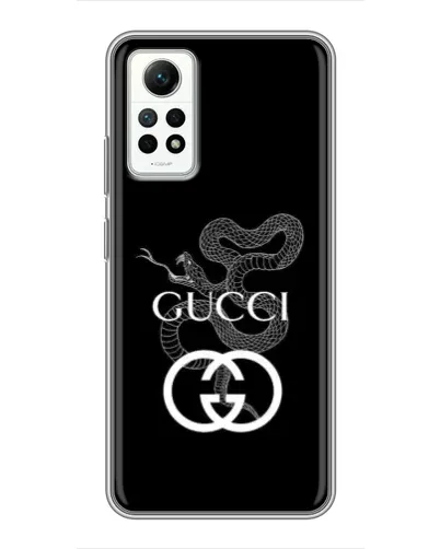 Чехол для Xiaomi Redmi Note 12 Pro (4g) с картинкой «Gucci — серебряная змея» Чехол для Xiaomi Redmi Note 12 Pro (4g) с картинкой «Gucci — серебряная змея»