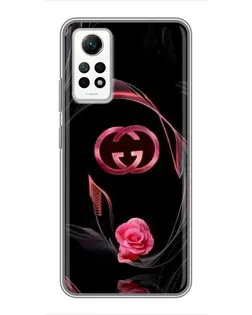 Чехол для Xiaomi Redmi Note 12 Pro (4g) с картинкой «Gucci — неоновая роза» Чехол для Xiaomi Redmi Note 12 Pro (4g) с картинкой «Gucci — неоновая роза»