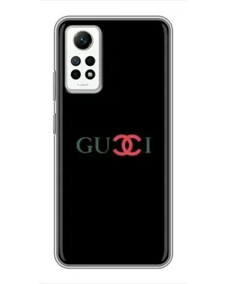 Чехол для Xiaomi Redmi Note 12 Pro (4g) с картинкой «Gucci — красный градиент» Чехол для Xiaomi Redmi Note 12 Pro (4g) с картинкой «Gucci — красный градиент»