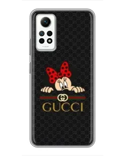 Чехол для Xiaomi Redmi Note 12 Pro (4g) с картинкой «Минни Маус Gucci — черный» Чехол для Xiaomi Redmi Note 12 Pro (4g) с картинкой «Минни Маус Gucci — черный»