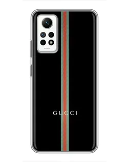 Чехол для Xiaomi Redmi Note 12 Pro (4g) с картинкой «Gucci — строгая линия» Чехол для Xiaomi Redmi Note 12 Pro (4g) с картинкой «Gucci — строгая линия»