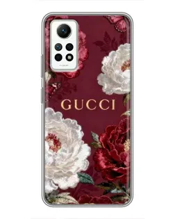 Чехол для Xiaomi Redmi Note 12 Pro (4g) с картинкой «Gucci — бордовые розы» Чехол для Xiaomi Redmi Note 12 Pro (4g) с картинкой «Gucci — бордовые розы»