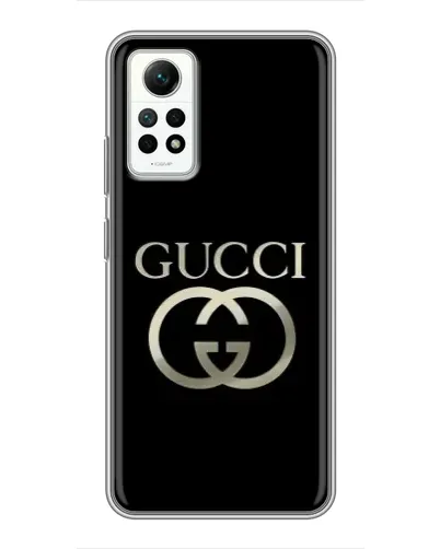 Чехол для Xiaomi Redmi Note 12 Pro (4g) с картинкой «Gucci — золото на черном» Чехол для Xiaomi Redmi Note 12 Pro (4g) с картинкой «Gucci — золото на черном»