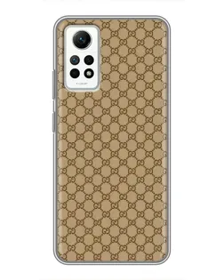 Чехол для Xiaomi Redmi Note 12 Pro (4g) с картинкой «Gucci — классический беж» Чехол для Xiaomi Redmi Note 12 Pro (4g) с картинкой «Gucci — классический беж»