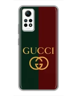 Чехол для Xiaomi Redmi Note 12 Pro (4g) с картинкой «Gucci — темно-зеленый градиент» Чехол для Xiaomi Redmi Note 12 Pro (4g) с картинкой «Gucci — темно-зеленый градиент»