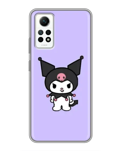 Чехол для Xiaomi Redmi Note 12 Pro (4g) с картинкой «Kuromi — нежный фиолетовый»