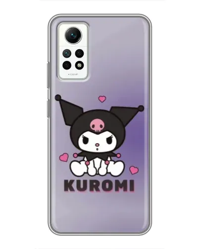 Чехол для Xiaomi Redmi Note 12 Pro (4g) с картинкой «Kuromi — фиолетовый арт»