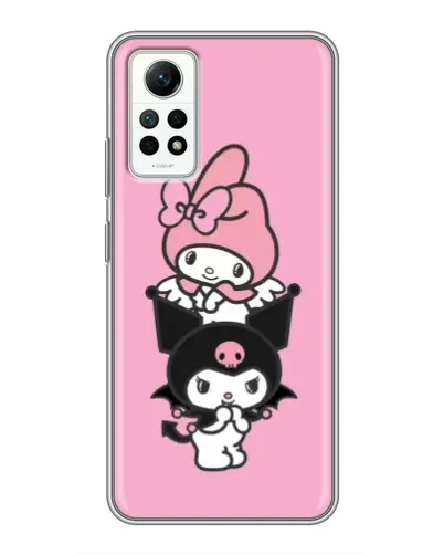 Чехол для Xiaomi Redmi Note 12 Pro (4g) с картинкой «My Melody и Kuromi»