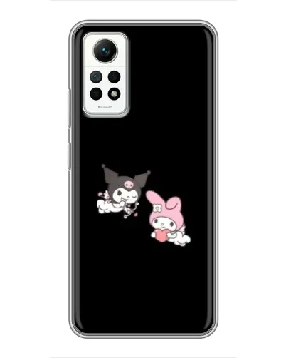 Чехол для Xiaomi Redmi Note 12 Pro (4g) с картинкой «My Melody и Kuromi»
