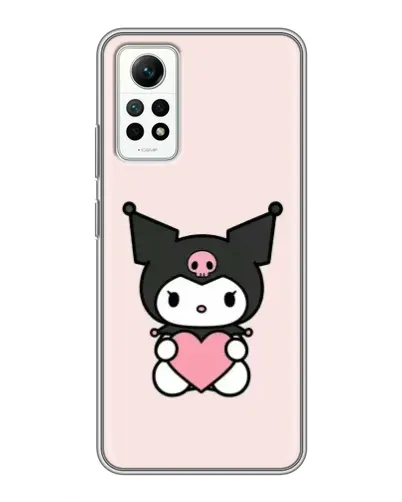 Чехол для Xiaomi Redmi Note 12 Pro (4g) с картинкой «Kuromi и сердце»