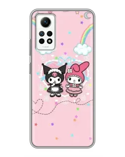 Чехол для Xiaomi Redmi Note 12 Pro (4g) с картинкой «My Melody и Kuromi»