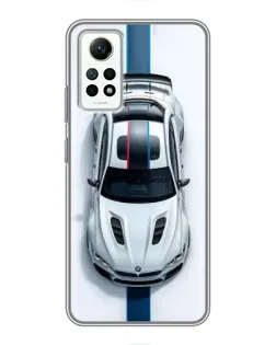 Чехол для Xiaomi Redmi Note 12 Pro (4g) с картинкой «Вид сверху — BMW M»