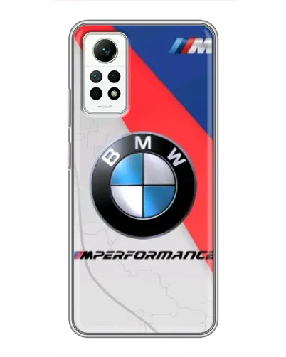 Чехол для Xiaomi Redmi Note 12 Pro (4g) с картинкой «BMW Performance стиль» Чехол для Xiaomi Redmi Note 12 Pro (4g) с картинкой «BMW Performance стиль»