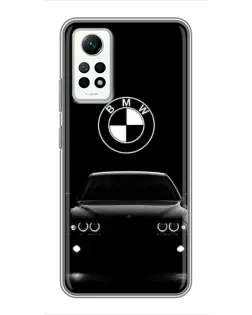 Чехол для Xiaomi Redmi Note 12 Pro (4g) с картинкой «BMW — взгляд из темноты»