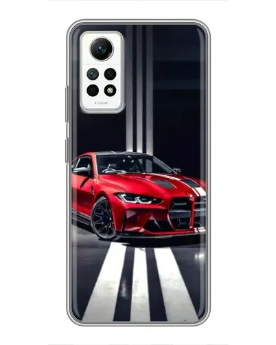 Чехол для Xiaomi Redmi Note 12 Pro (4g) с картинкой «Красная BMW на дороге» Чехол для Xiaomi Redmi Note 12 Pro (4g) с картинкой «Красная BMW на дороге»