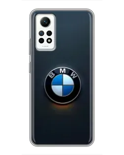 Чехол для Xiaomi Redmi Note 12 Pro (4g) с картинкой «Логотип BMW — минимализм»