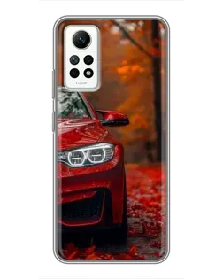 Чехол для Xiaomi Redmi Note 12 Pro (4g) с картинкой «Осенняя BMW M4»