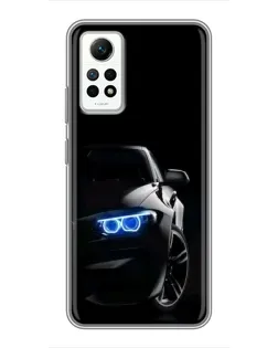 Чохол для Xiaomi Redmi Note 12 Pro (4g) з картинкою «BMW — нічний погляд»