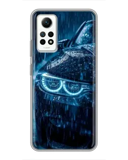 Чохол для Xiaomi Redmi Note 12 Pro (4g) з картинкою «BMW під дощем»