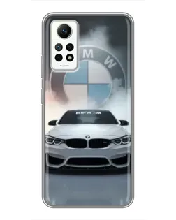 Чохол для Xiaomi Redmi Note 12 Pro (4g) з картинкою «BMW в білому диму»