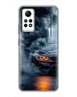 Чохол для Xiaomi Redmi Note 12 Pro (4g) з картинкою «BMW M-Power — абстракція»