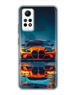 Чохол для Xiaomi Redmi Note 12 Pro (4g) з картинкою «BMW — золота емблема»