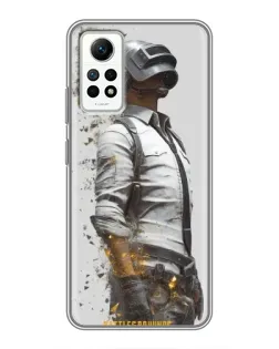 Чехол для Xiaomi Redmi Note 12 Pro (4g) с картинкой «PUBG — боец в пыли»