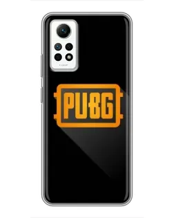 Чехол для Xiaomi Redmi Note 12 Pro (4g) с картинкой «PUBG — рамка лого»