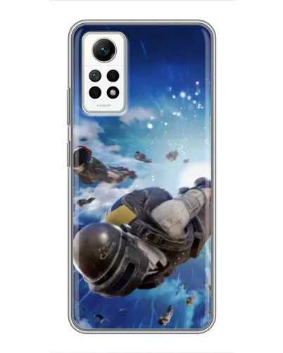 Чехол для Xiaomi Redmi Note 12 Pro (4g) с картинкой «Десант PUBG — прыжок» Чехол для Xiaomi Redmi Note 12 Pro (4g) с картинкой «Десант PUBG — прыжок»