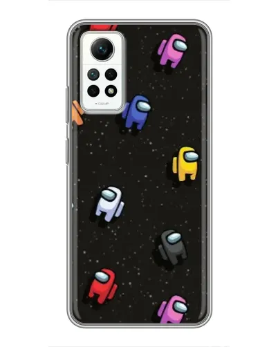 Чехол для Xiaomi Redmi Note 12 Pro (4g) с картинкой «Космический паттерн Among Us» Чехол для Xiaomi Redmi Note 12 Pro (4g) с картинкой «Космический паттерн Among Us»