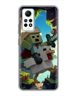 Чехол для Xiaomi Redmi Note 12 Pro (4g) с картинкой «Стив и гусь»