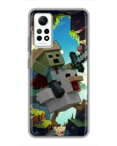 Чехол для Xiaomi Redmi Note 12 Pro (4g) с картинкой «Стив и гусь»