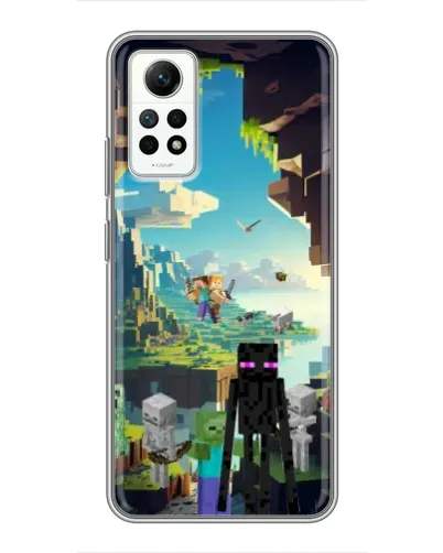 Чехол для Xiaomi Redmi Note 12 Pro (4g) с картинкой «Эндермен в лесу»