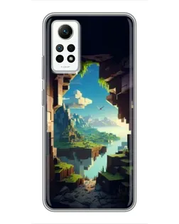 Чехол для Xiaomi Redmi Note 12 Pro (4g) с картинкой «Вид из пещеры»