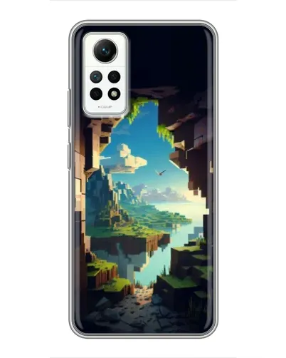 Чехол для Xiaomi Redmi Note 12 Pro (4g) с картинкой «Вид из пещеры»