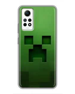 Чехол для Xiaomi Redmi Note 12 Pro (4g) с картинкой «Крипер микро-дизайн»