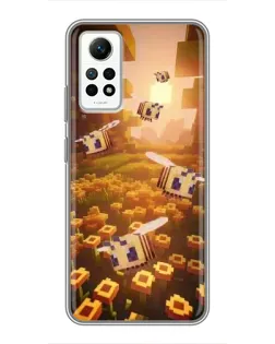 Чехол для Xiaomi Redmi Note 12 Pro (4g) с картинкой «Поле подсолнухов»