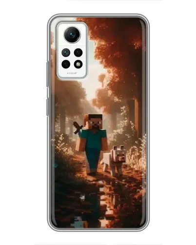 Чехол для Xiaomi Redmi Note 12 Pro (4g) с картинкой «Стив в лесу»
