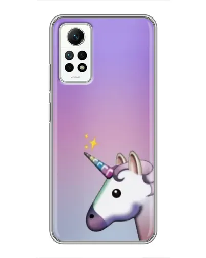 Чехол для Xiaomi Redmi Note 12 Pro (4g) с картинкой «Единорог градиент»
