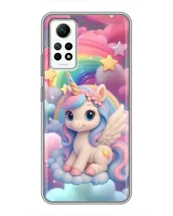 Чехол для Xiaomi Redmi Note 12 Pro (4g) с картинкой «Маленький единорог»