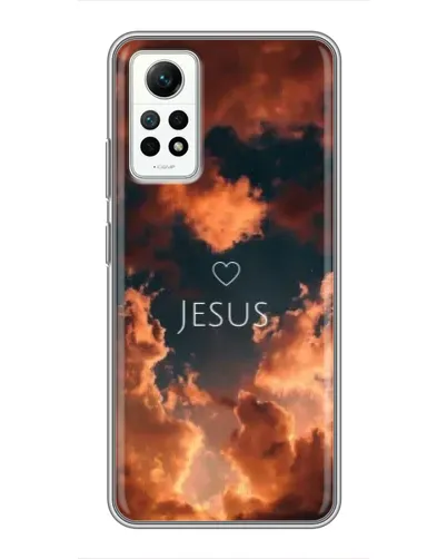 Чехол для Xiaomi Redmi Note 12 Pro (4g) с картинкой «Сияние Имени Jesus»
