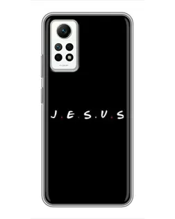 Чехол для Xiaomi Redmi Note 12 Pro (4g) с картинкой «Точки веры J.E.S.U.S.»