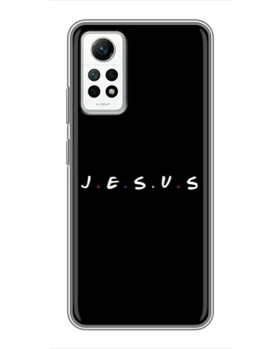 Чехол для Xiaomi Redmi Note 12 Pro (4g) с картинкой «Точки веры J.E.S.U.S.»