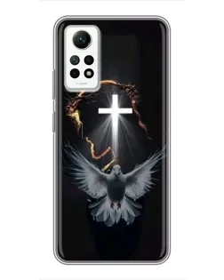 Чехол для Xiaomi Redmi Note 12 Pro (4g) с картинкой «Голубь и Свет»