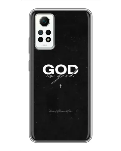 Чехол для Xiaomi Redmi Note 12 Pro (4g) с картинкой «GOD — Бог над всем»